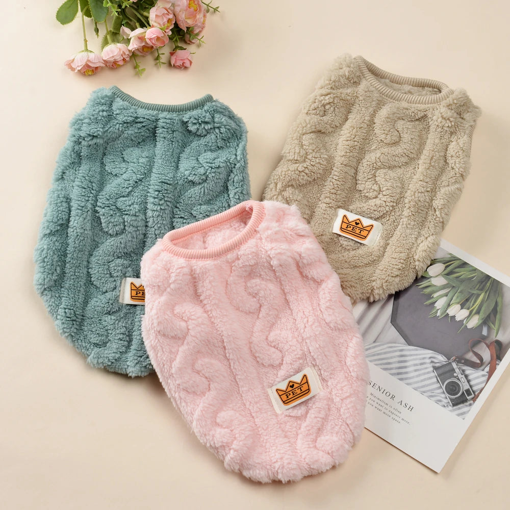 Soft Cozy Cat Clothes Winter