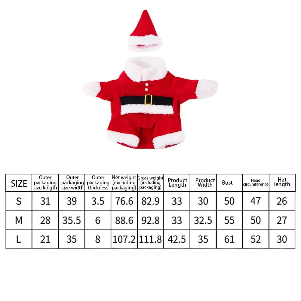 Pet Clothes Funny Christmas Transformation Pet