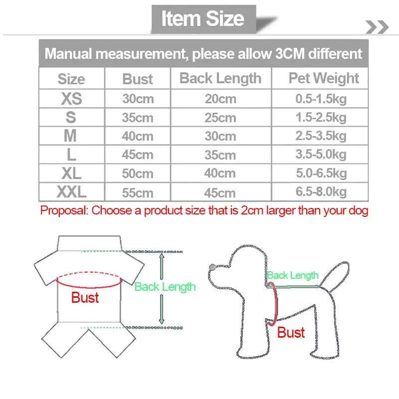 pet Cartoon Winter Dog Clothes Halloween