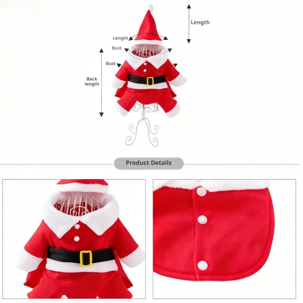 Pet Clothes Funny Christmas Transformation Pet