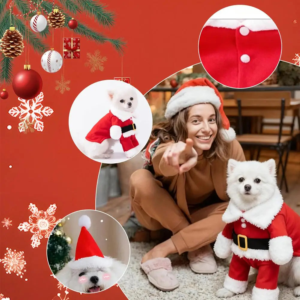 Pet Clothes Funny Christmas Transformation Pet