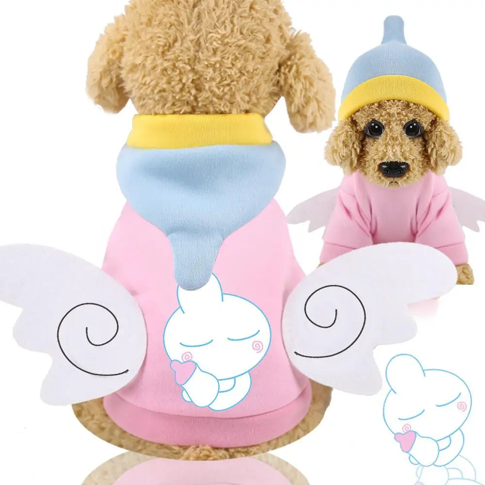 pet Cartoon Winter Dog Clothes Halloween