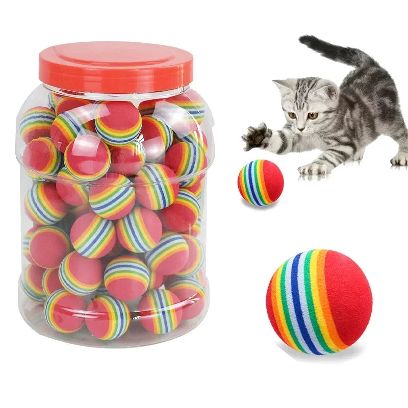 Rainbow Paw Balls