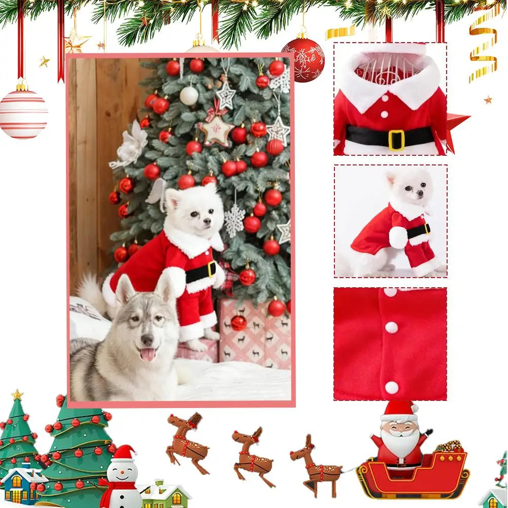 Pet Clothes Funny Christmas Transformation Pet